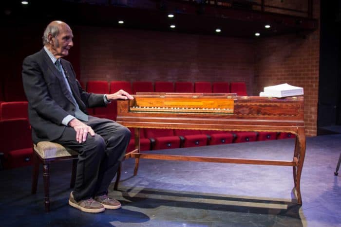 Stewart Symonds with First Fleet Piano