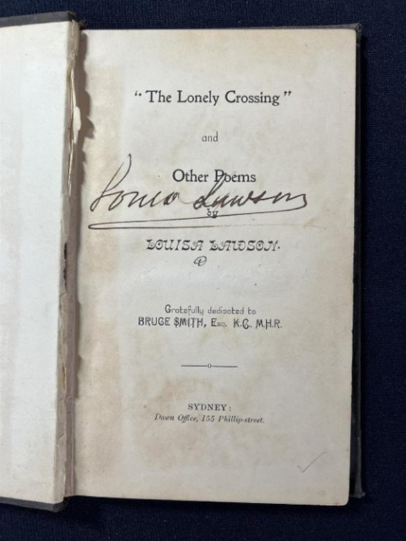 Fly page of The Lonely Crossing